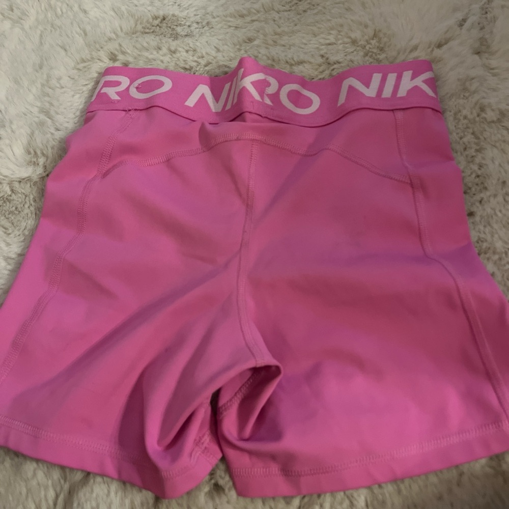 Pink Nike Athletic Shorts